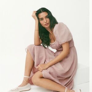 Brand New (Tags on) Reformation Mayme Dress Soft Pink - Size 0